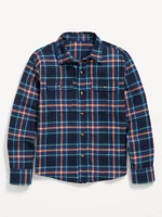 Soft-Brushed Flannel Pocket Shirt for Boys