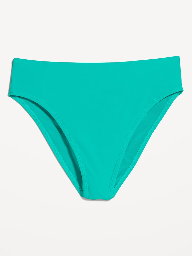 Extra High-Waisted French-Cut Swim Bottoms