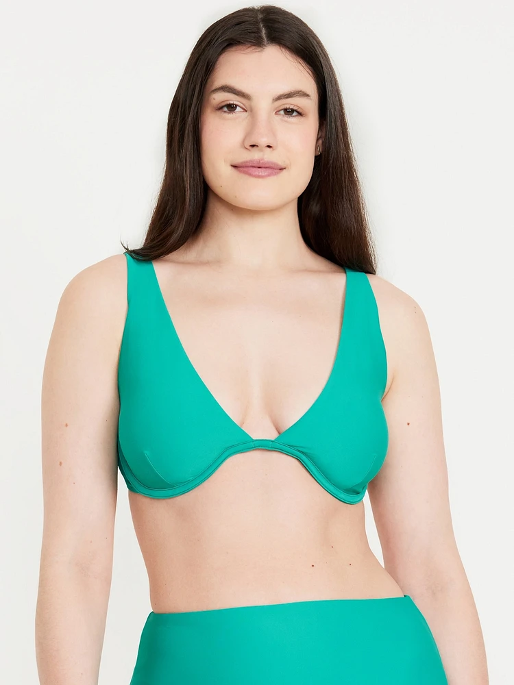 Underwire Bikini Swim Top