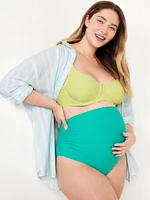 Maternity High-Waisted Swim Bottoms