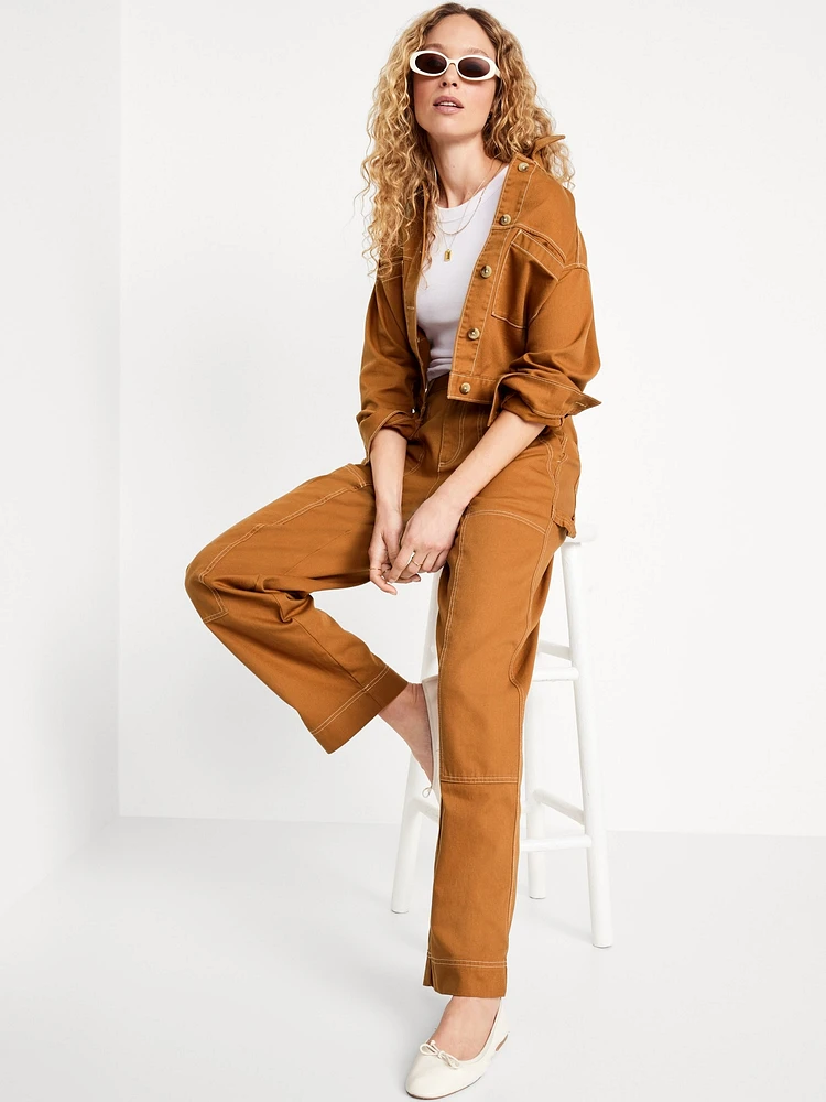 High-Waisted Utility Pants