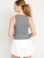 Fitted Seamless Ribbed Tank Top