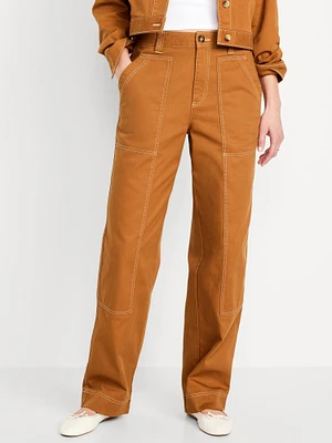 High-Waisted Utility Pants