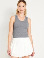 Fitted Seamless Ribbed Tank Top