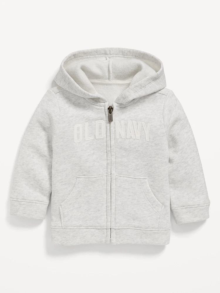 Logo-Graphic Zip Hoodie for Baby
