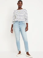 High-Waisted Wow Straight Jeans