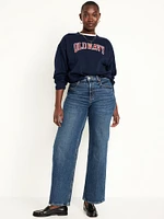 Extra High-Waisted Sky-Hi Wide-Leg Jeans