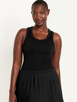 Fitted Seamless Ribbed Tank Top