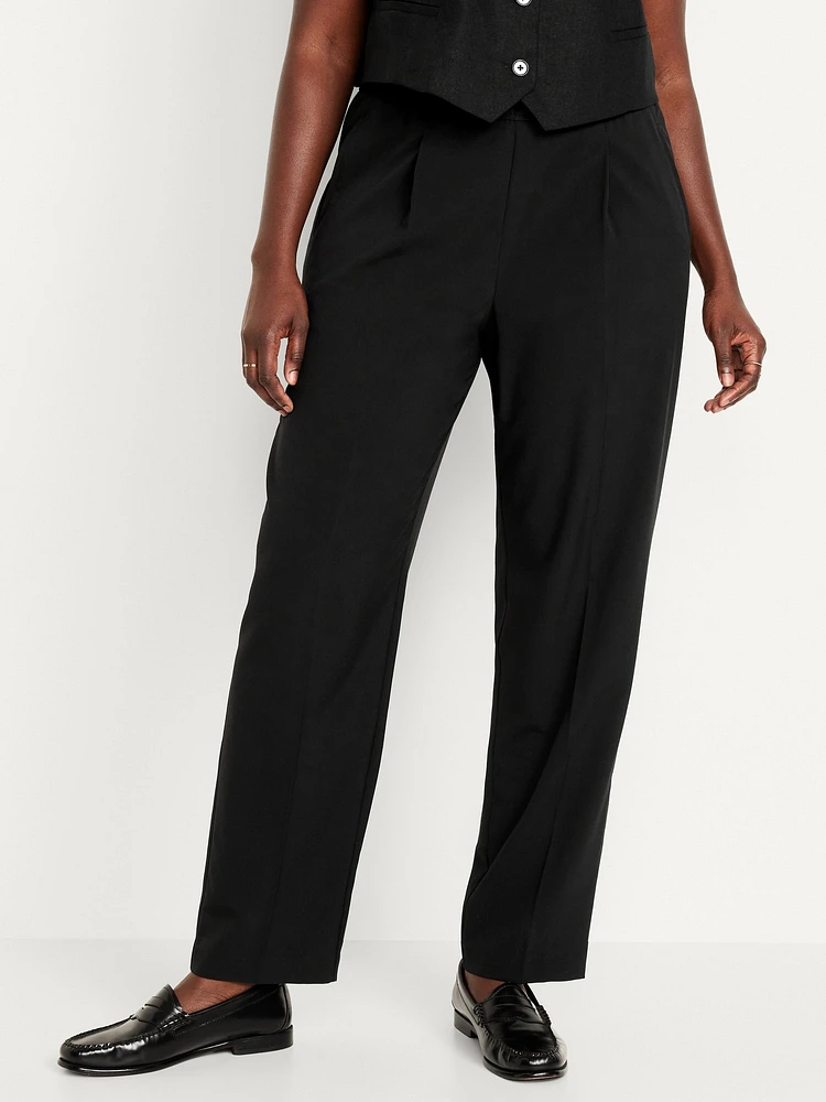 High-Waisted Billie Straight Trouser