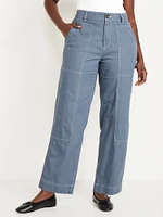 High-Waisted Utility Pants