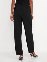 High-Waisted Billie Straight Trouser