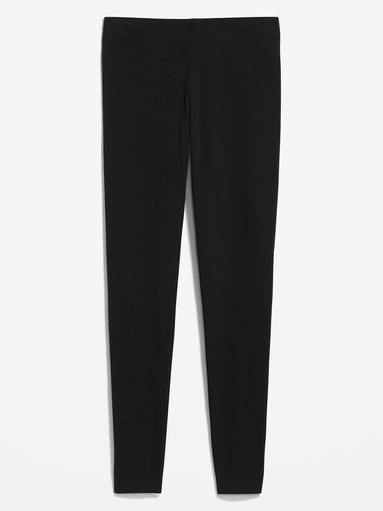 Mid-Rise Jersey Crop Legging