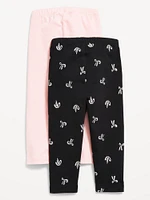 2-Pack Full-Length Leggings for Toddler Girls