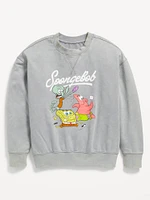 SpongeBob SquarePants™Over-Sized Gender-Neutral Sweatshirt for Kids