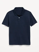 School Uniform Jersey Polo Shirt for Boys