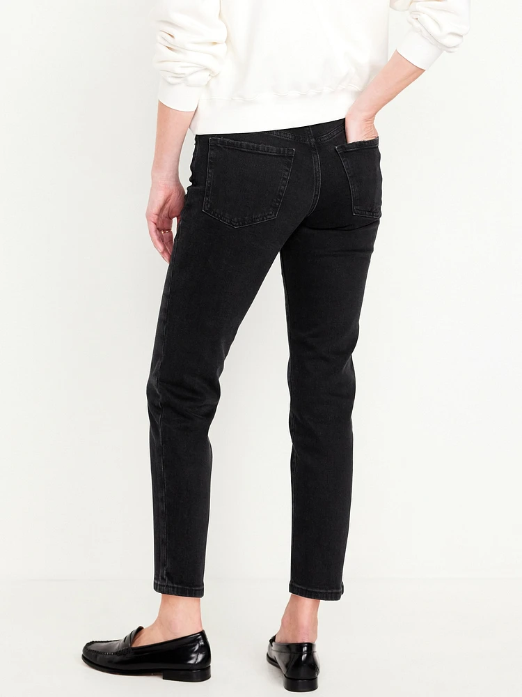 Mid-Rise OG Straight Ankle Jeans