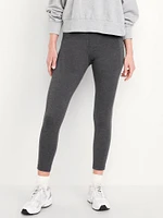 High-Waisted Side-Pocket 7/8 Leggings