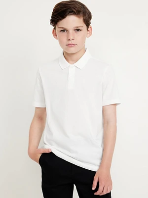 School Uniform Jersey Polo Shirt for Boys