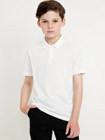 School Uniform Jersey Polo Shirt for Boys