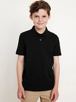 School Uniform Jersey Polo Shirt for Boys