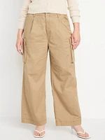 Extra High-Waisted Super Wide-Leg Cargo Pants