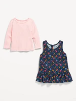 Top and Corduroy Dress for Baby