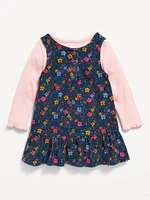 Top and Corduroy Dress for Baby