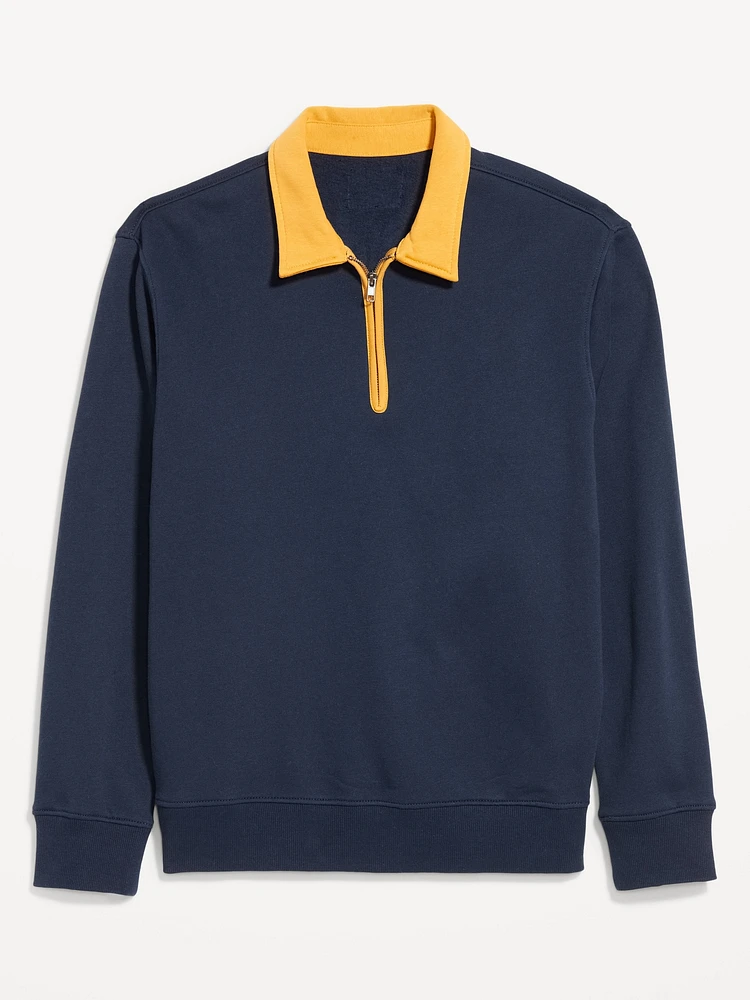 Quarter-Zip Fleece Polo