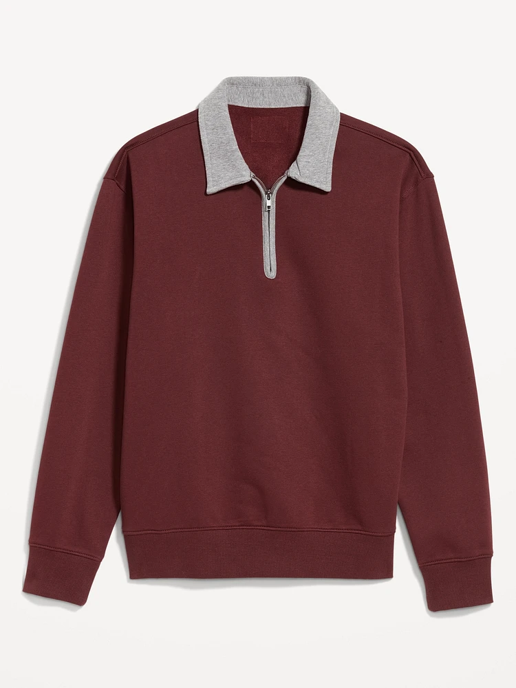 Quarter-Zip Fleece Polo