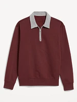 Quarter-Zip Fleece Polo