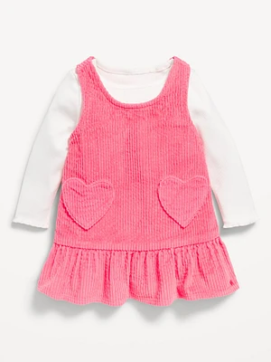 Top and Corduroy Dress for Baby