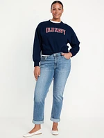 Mid-Rise Wow Boyfriend Straight Jeans