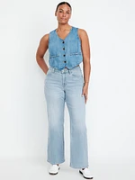 High-Waisted Wow Wide-Leg Jeans