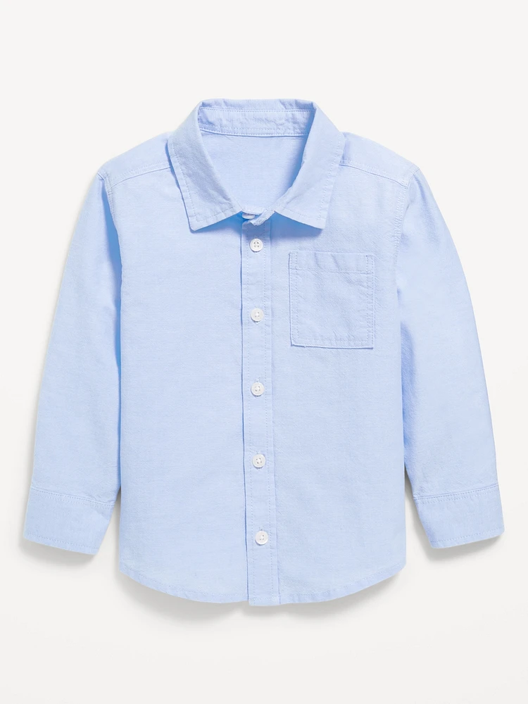 Long-Sleeve Oxford Shirt for Toddler Boys