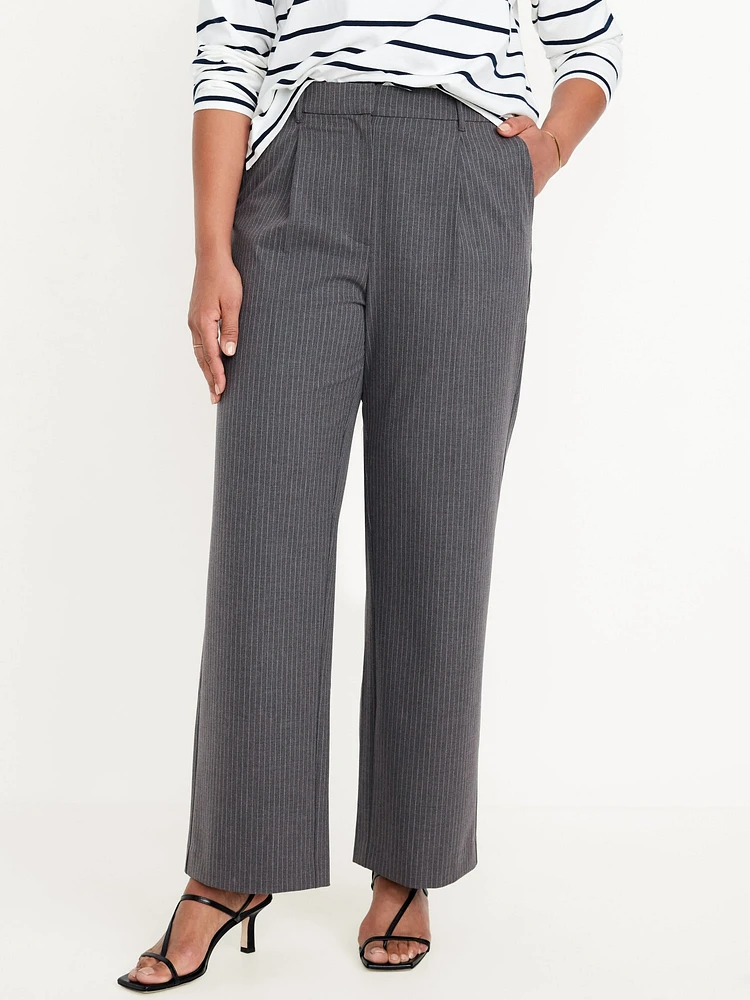 Extra High-Waisted Taylor Wide-Leg Trouser Pants