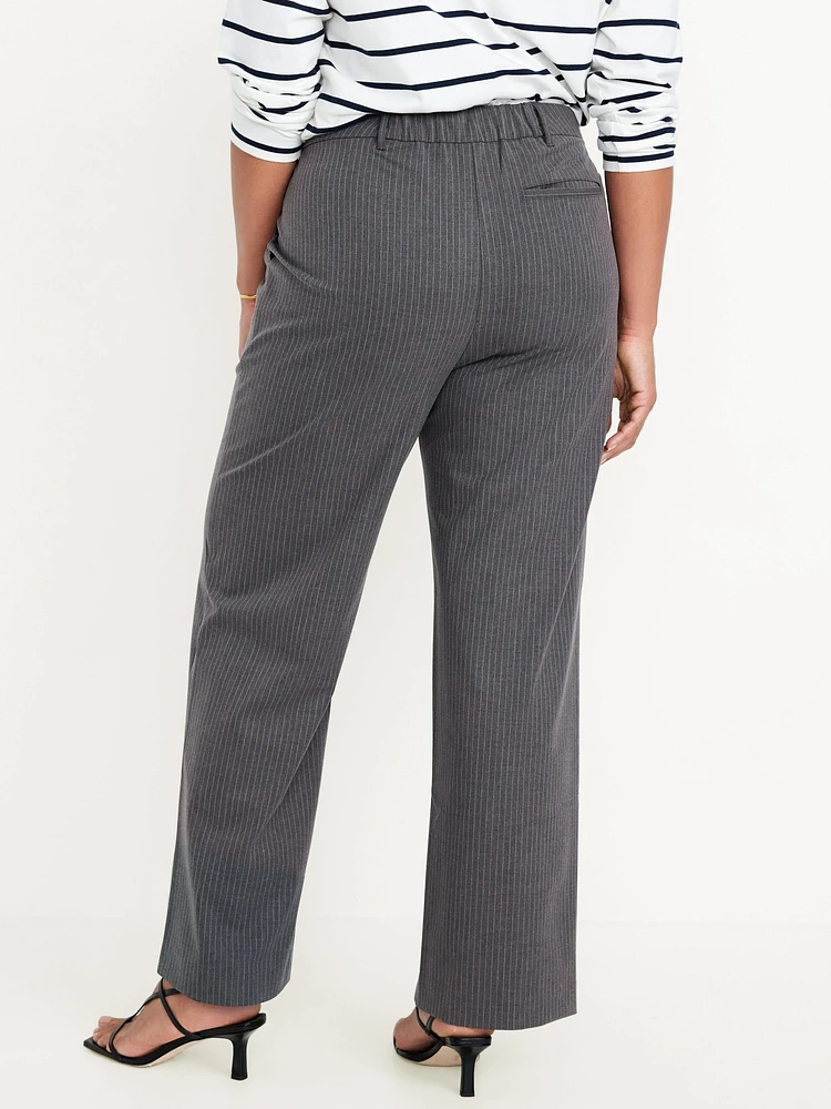 Extra High-Waisted Taylor Wide-Leg Trouser Pants