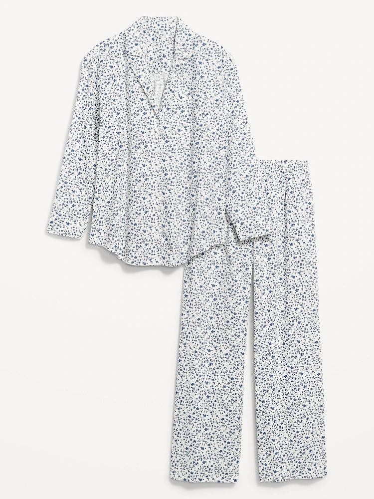 Poplin Pajama Pant Set