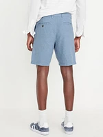 Rotation Chino Linen-Blend Shorts -- 8-inch inseam