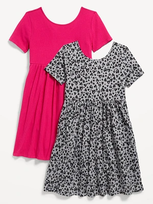 Fit and Flare Dress 2-Pack for Girls