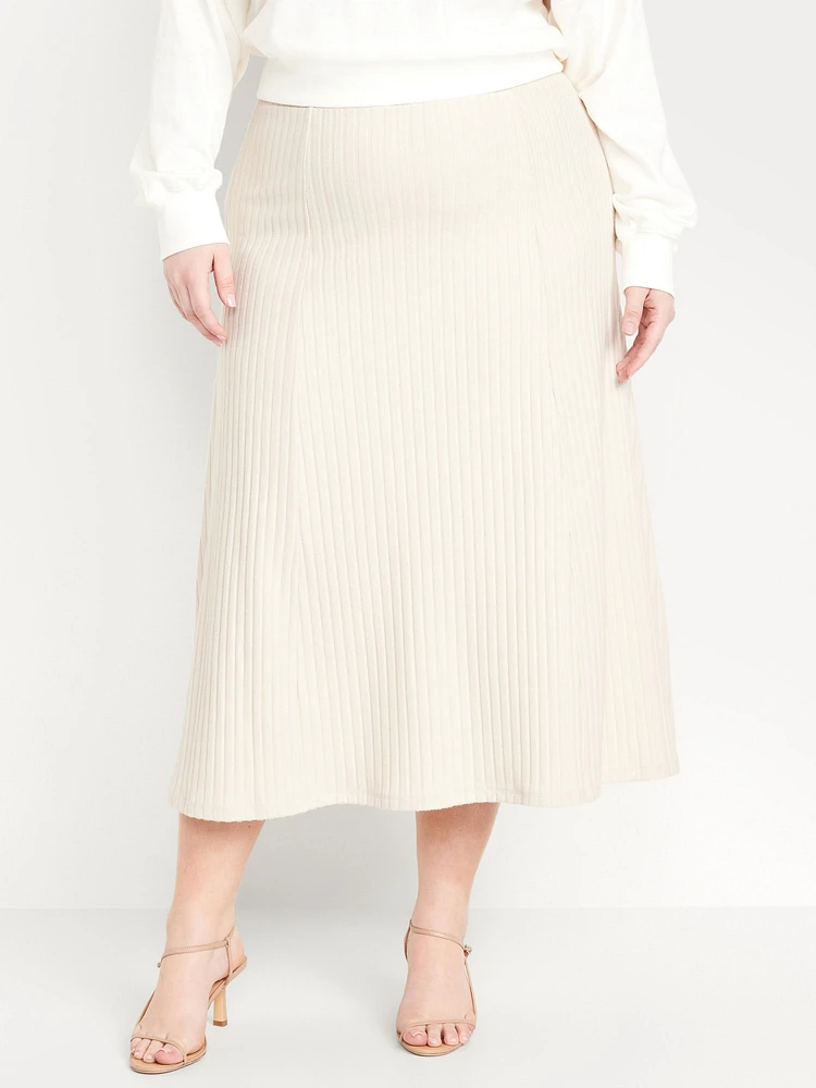 Cozy Ribbed Maxi Skirt