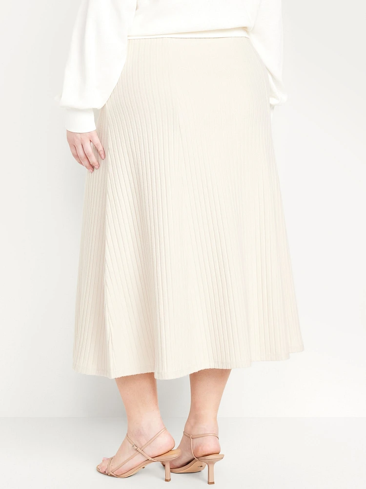 Cozy Ribbed Maxi Skirt