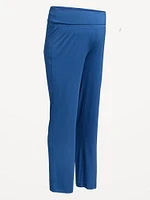 Maternity Rollover Waist Pajama Pants