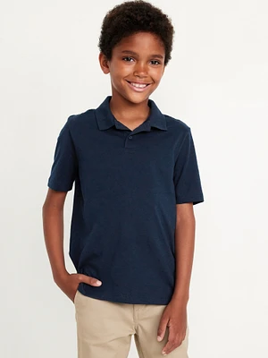 School Uniform Jersey Polo Shirt for Boys