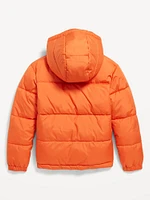 Water-Resistant Quilted Puffer Jacket for Boys