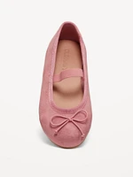 Faux-Suede Ballet Flats for Toddler Girls
