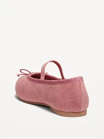Faux-Suede Ballet Flats for Toddler Girls