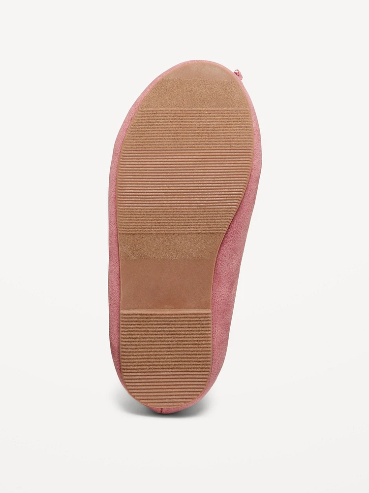 Faux-Suede Ballet Flats for Toddler Girls