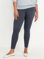 Mid-Rise Jersey Crop Legging