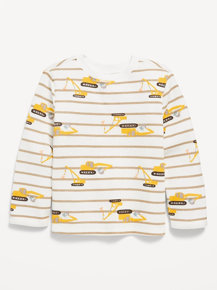 Long-Sleeve Thermal-Knit T-Shirt for Toddler Boys