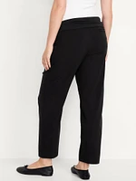 Maternity Rollover-Waist Billie Trouser